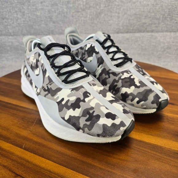Nike Zoom Fly 5 Men's Running Shoes Camo Gray White Black Size 10.5 A03093-100 - Picture 14 of 14